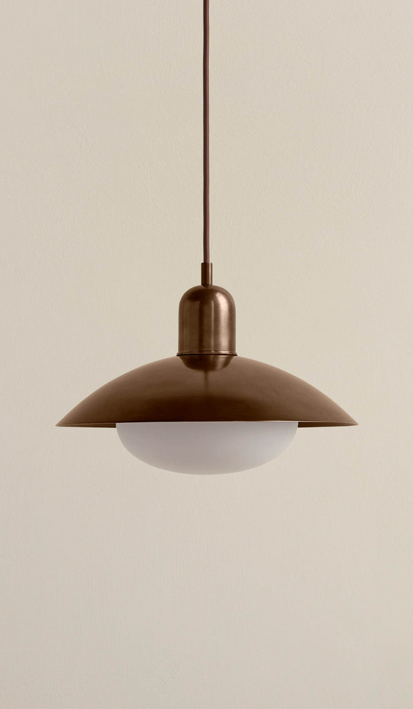 In Common With Brass Arundel Mushroom Pendant