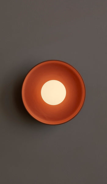 In Common With Terracotta Ceramic Disc Surface Mount