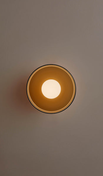 In Common With Pistachio Glass Disc Surface Mount with Pistachio Rim