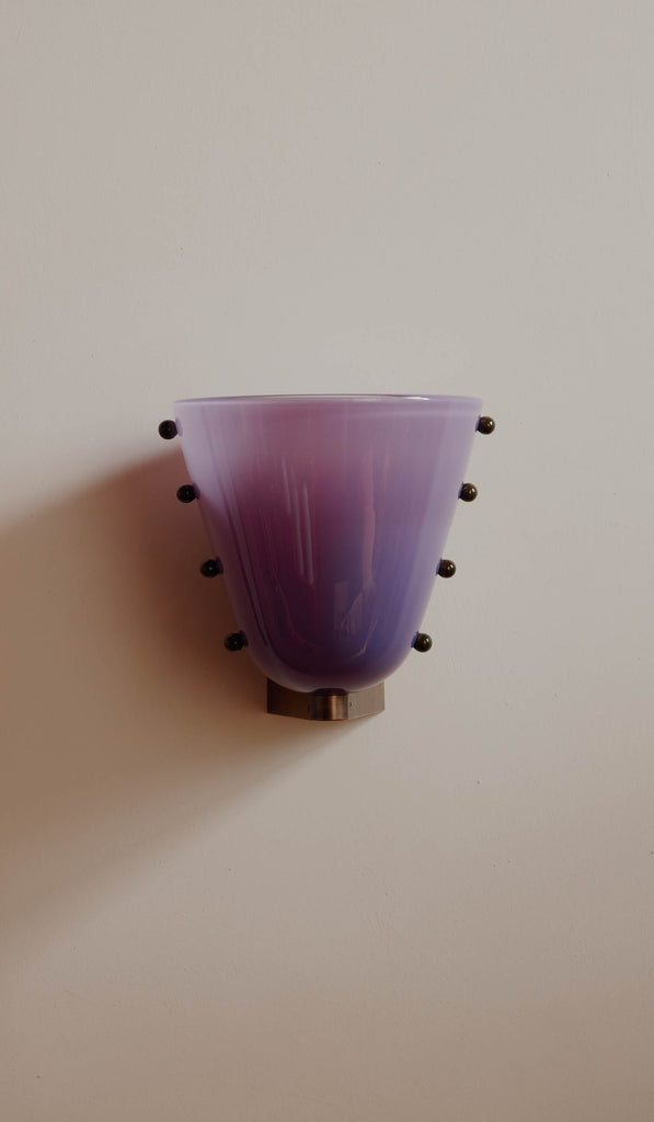 In Common With Medium Blown Glass Gemma Sconce
