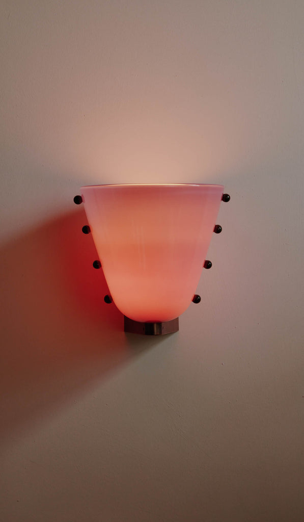In Common With Medium Blown Glass Gemma Sconce