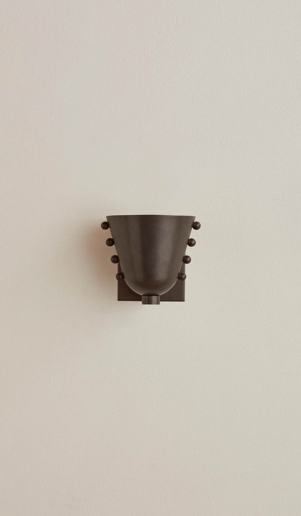 In Common With Small Brass Gemma Sconce