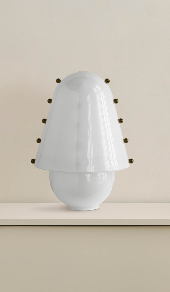 In Common With Large Blown Glass Gemma Table Lamp