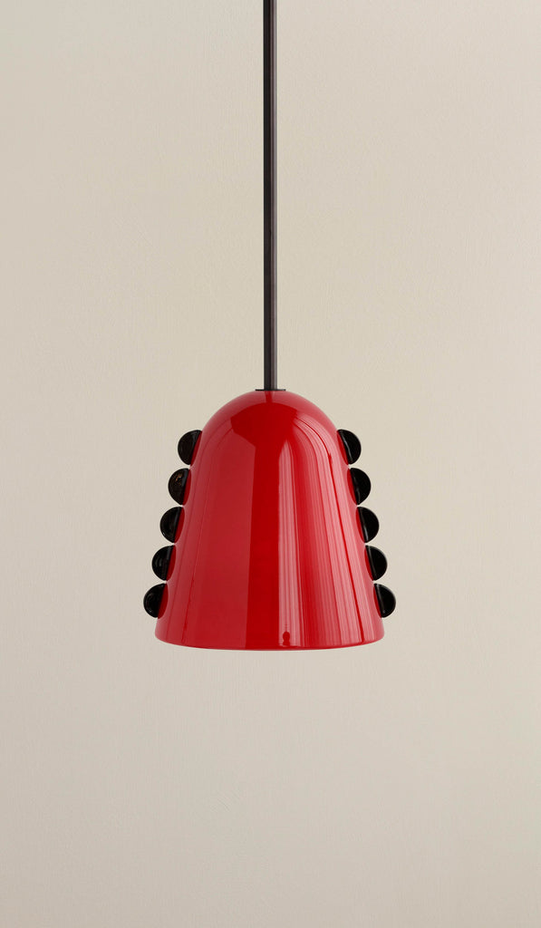 In Common With Medium Blown Glass Calla Pendant
