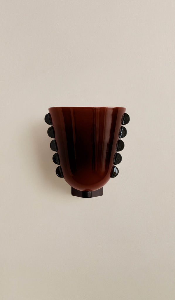 In Common With Medium Blown Glass Calla Sconce