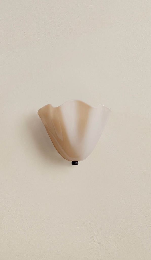 In Common With Slumped Glass Vera Sconce