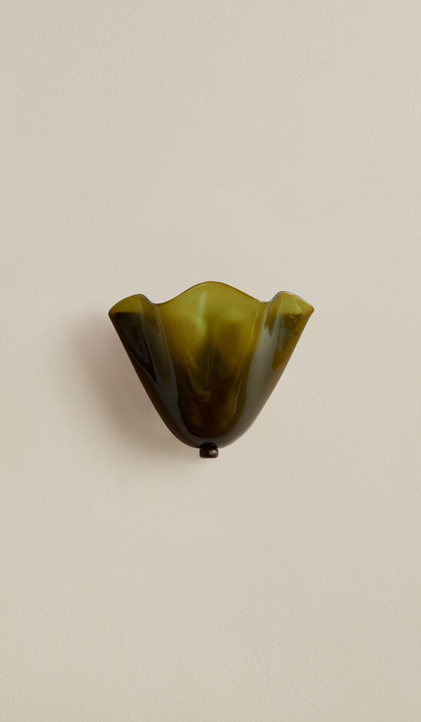 In Common With Slumped Glass Vera Sconce