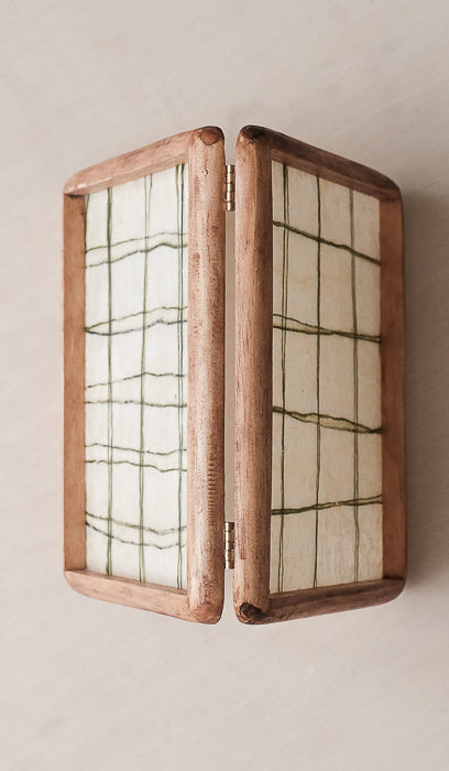 James Cherry Cucumber Grid Sconce Cover