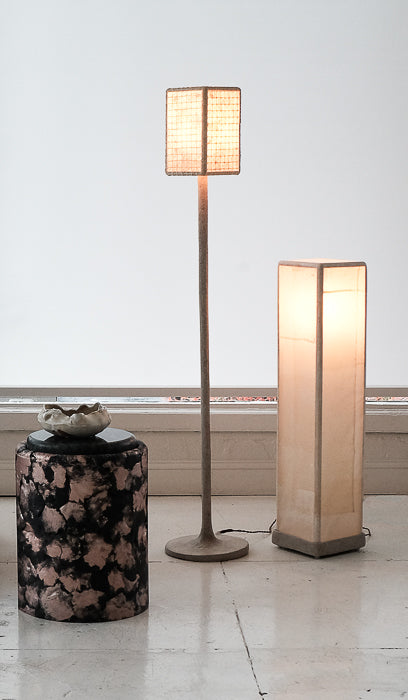 James Cherry Hemp Floor Lamp