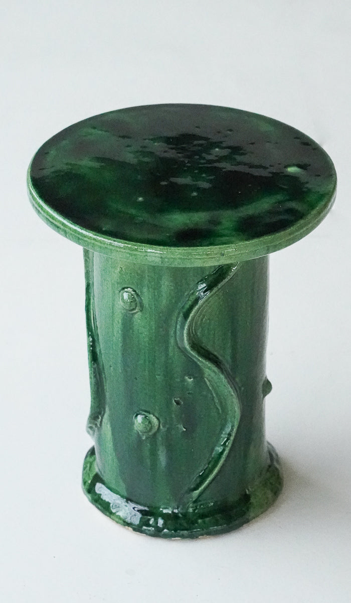 Jordan McDonald Bottle Green Ceramic Side Table
