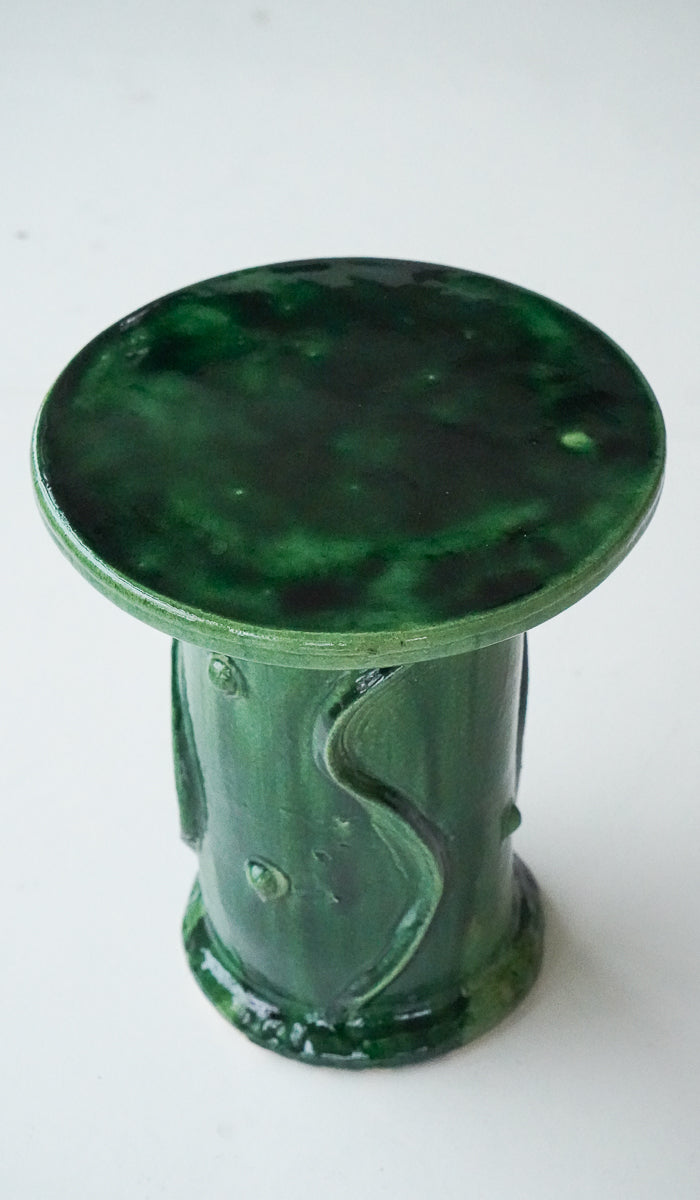 Jordan McDonald Bottle Green Ceramic Side Table