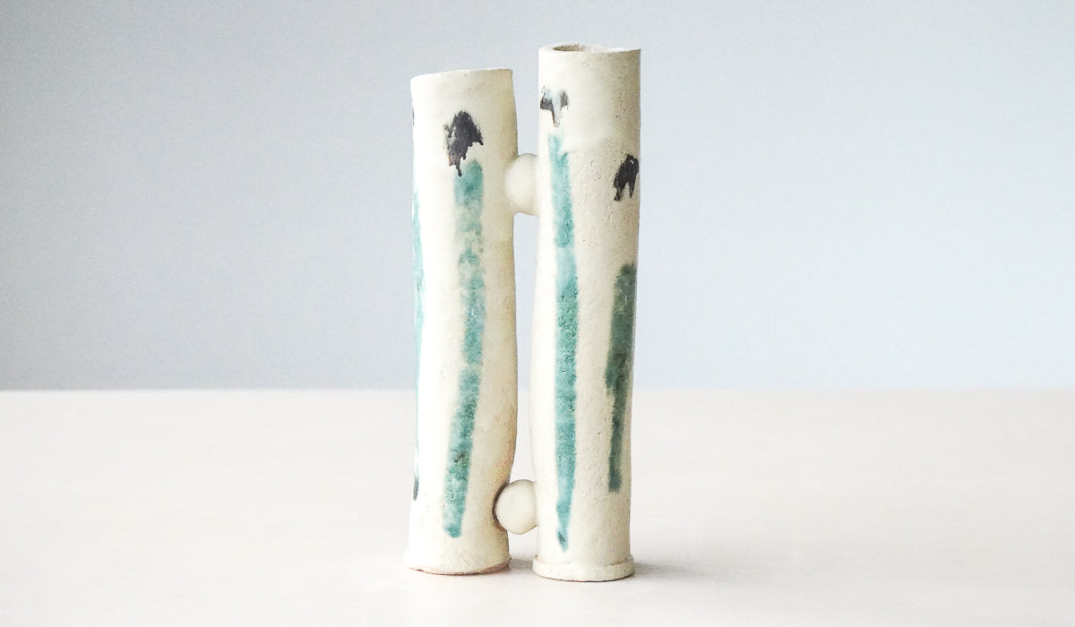 Jordan McDonald Double Stem Vase No. 10