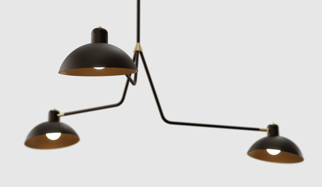 Lambert & Fils Waldorf 07 Suspension Triple Chandelier