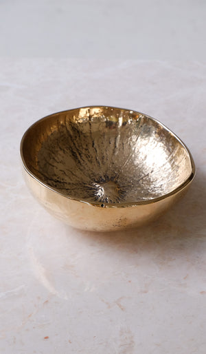 Nancy Pearce Large Cast Bronze Gourd Bowl