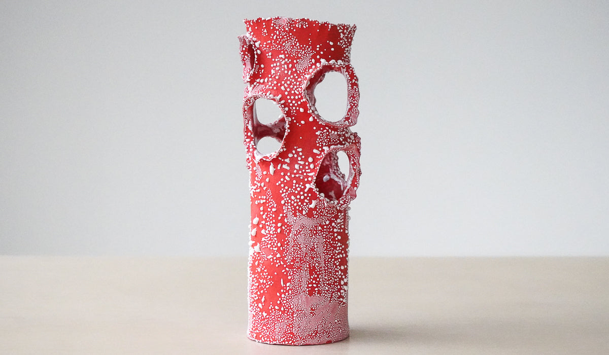 Nathalee Paolinelli Red Roosting Vessel No. 2