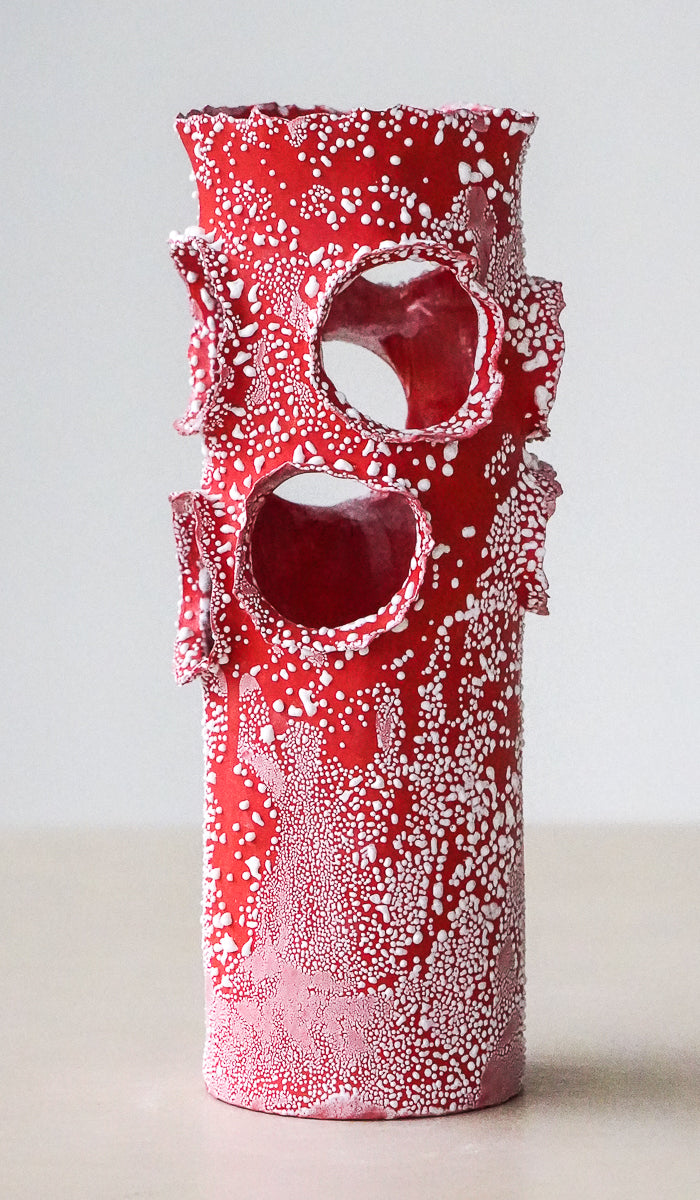 Nathalee Paolinelli Red Roosting Vessel No. 2