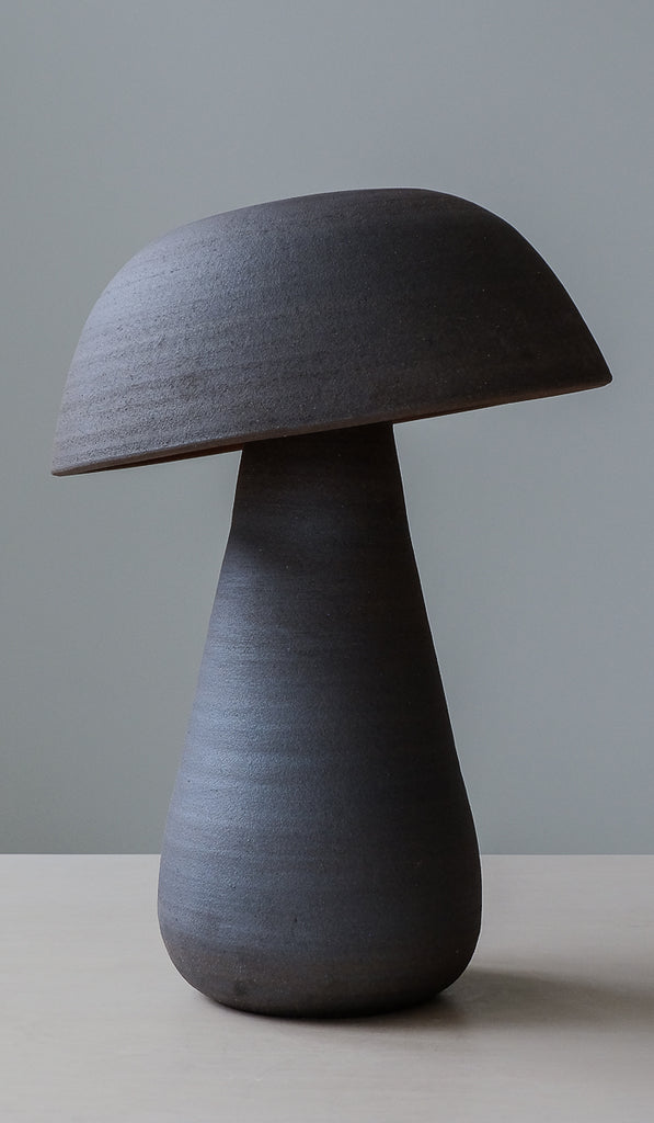 Nicholas Bijan Pourfard Dark Brown Mushroom Table Lamp