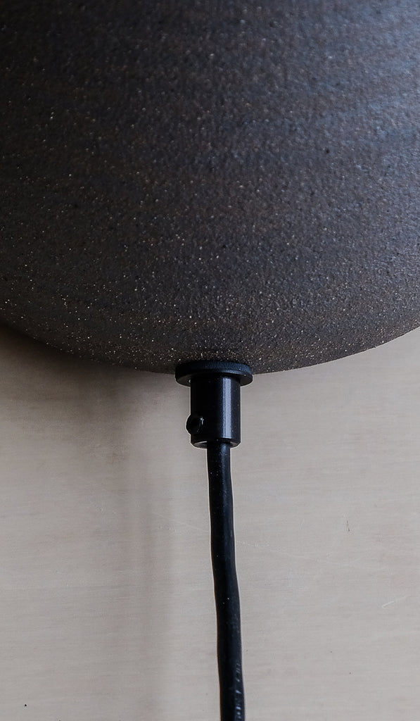 IN STOCK Nicholas Bijan Pourfard Dark Brown Mushroom Table Lamp