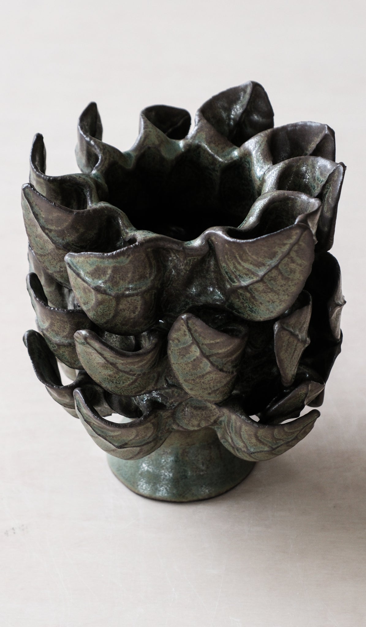 Paul S. Briggs Windflower Vase No. 7