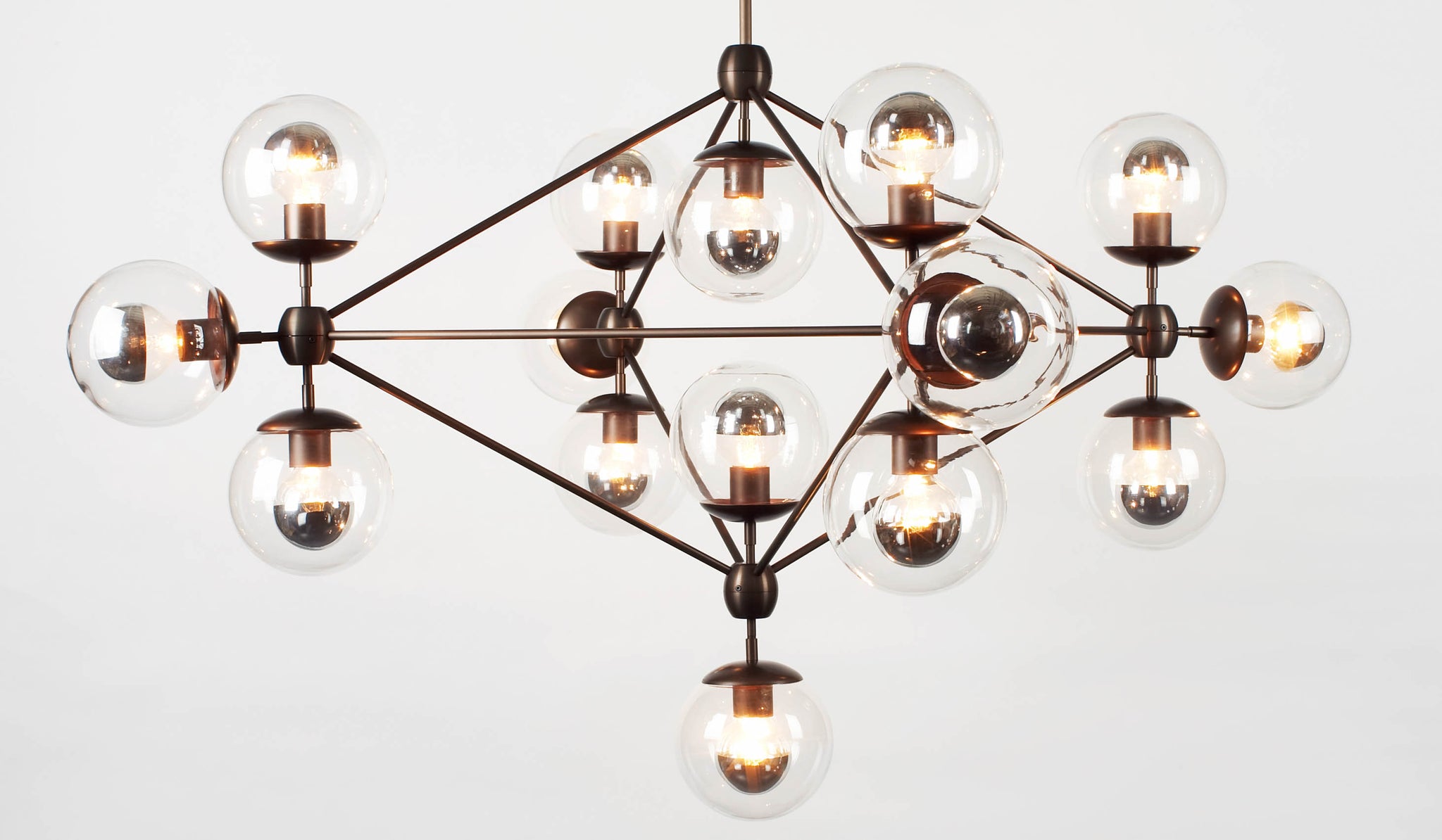 Roll & Hill Modo 15 Globe Chandelier