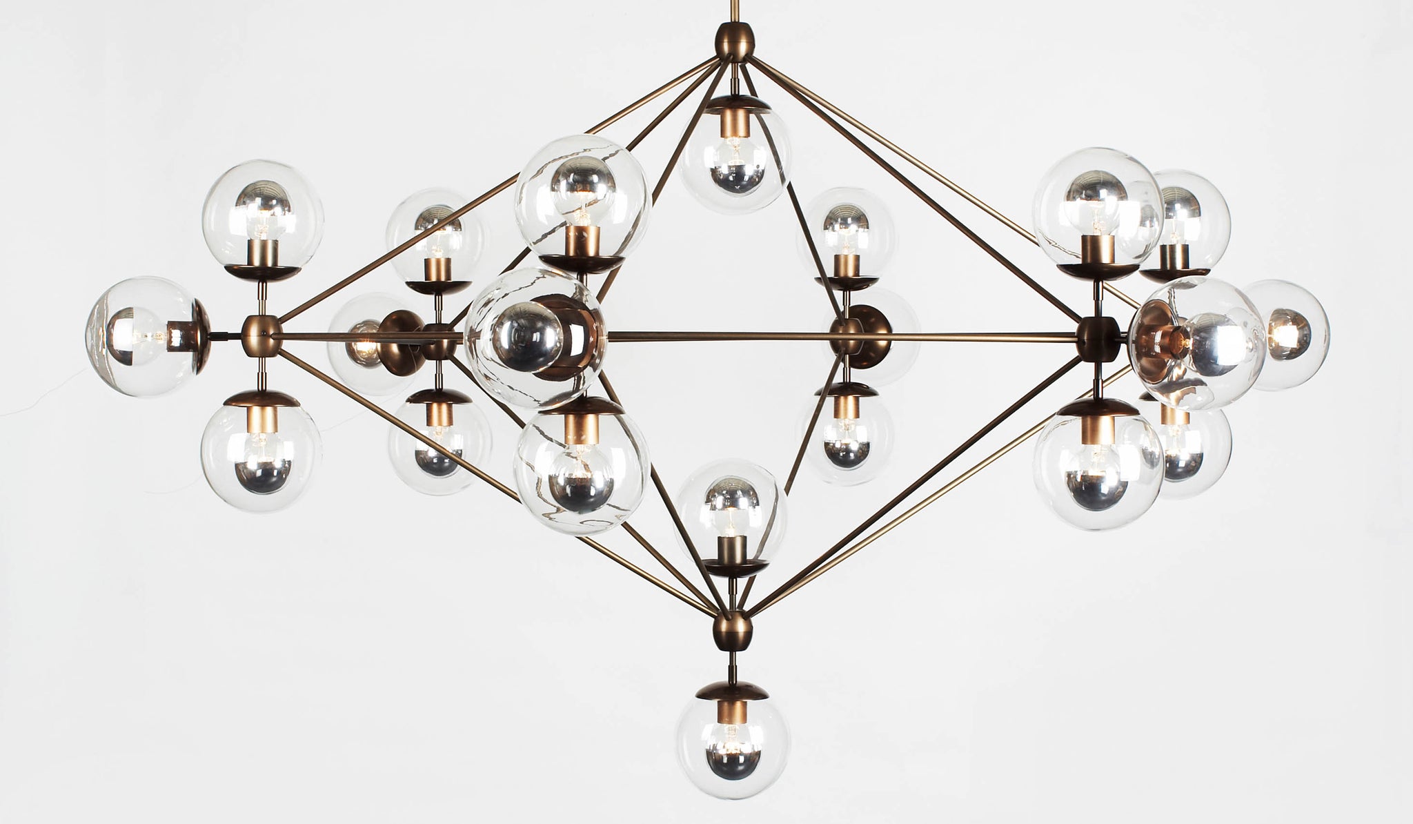 Roll & Hill Modo 21 Globe Chandelier