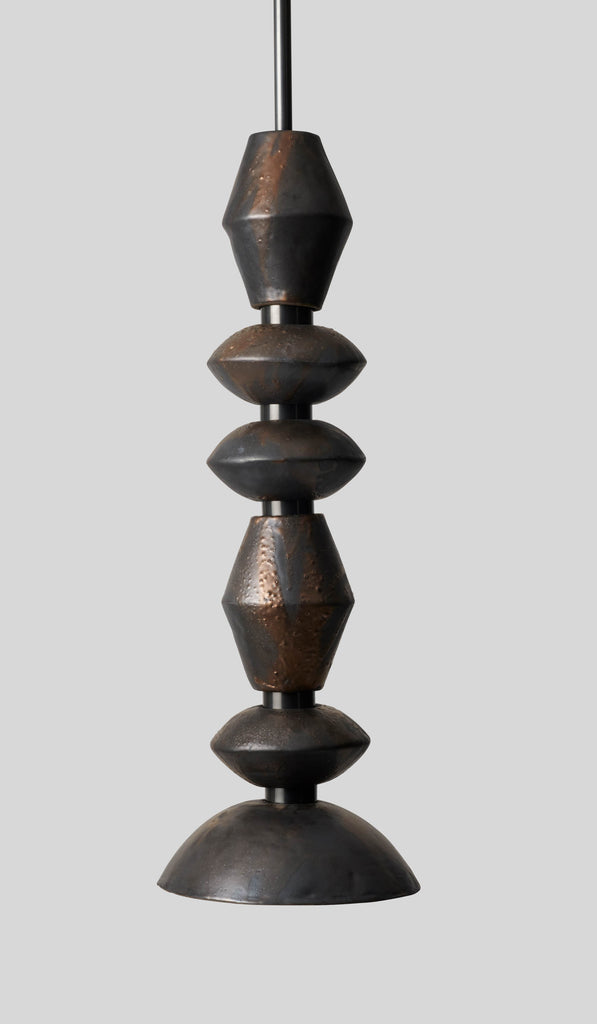 Rosie Li Pilar Mixed 06 Column Round Pendant