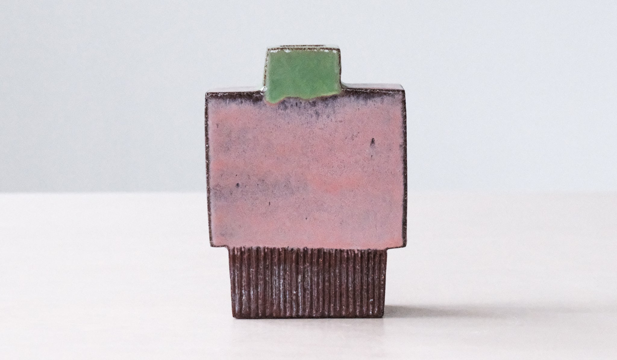 Shane Gabier Pink Square Vase