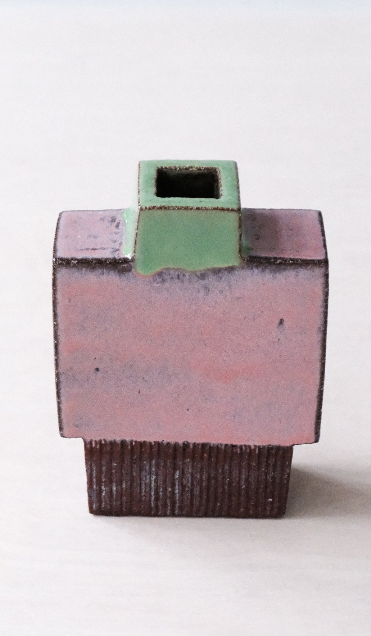 Shane Gabier Pink Square Vase
