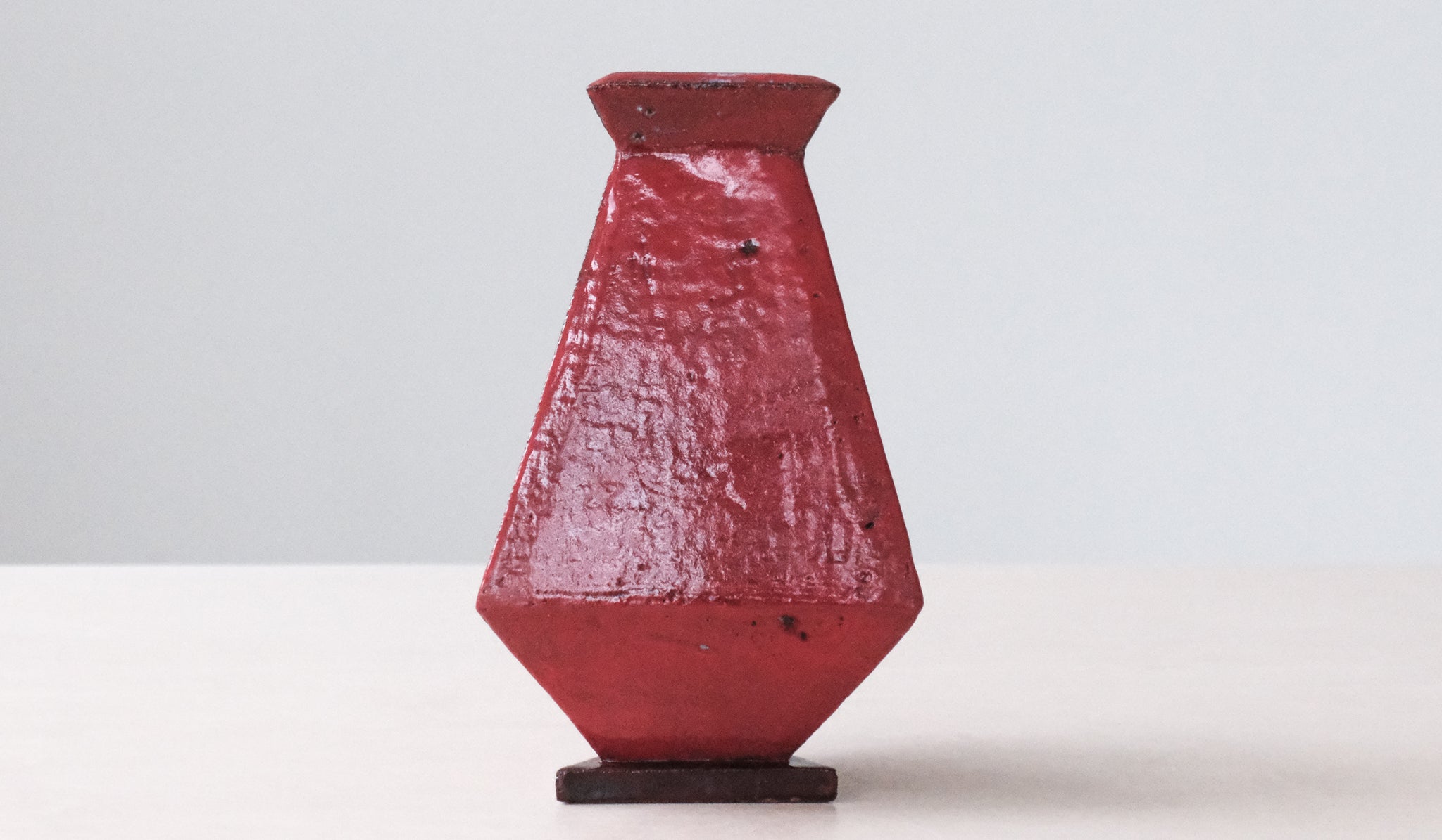 Shane Gabier Triangular Vase No. 2