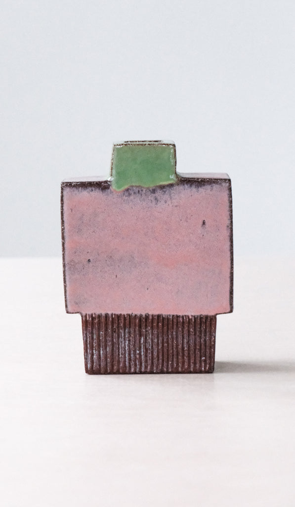 Shane Gabier Pink Square Vase