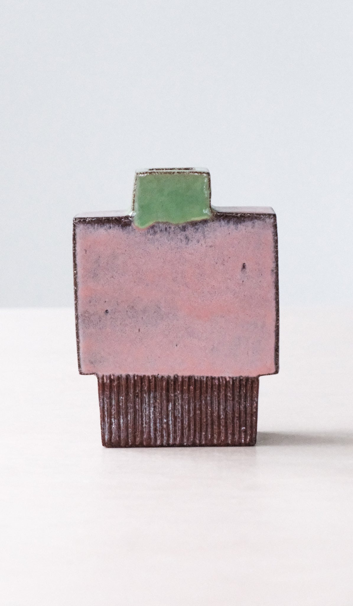 Shane Gabier Pink Square Vase