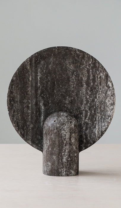 Studio Henry Wilson Black Travertine Surface Sconce Table Lamp