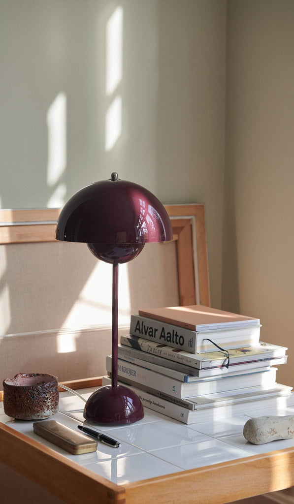 Lampe de table Flowerpot VP3 &tradition - rouge