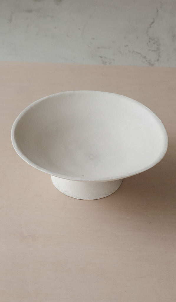 Danny Kaplan Stone White Low Footed Bowl