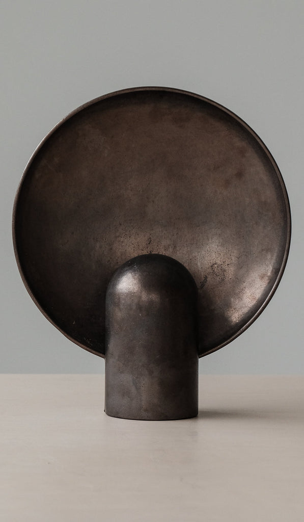 Studio Henry Wilson Blackened Cast Bronze Surface Sconce Table Lamp