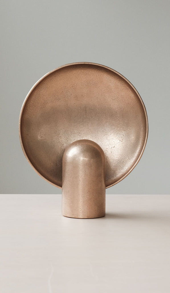 IN STOCK Studio Henry Wilson Polished Cast Bronze Surface Sconce Table Lamp