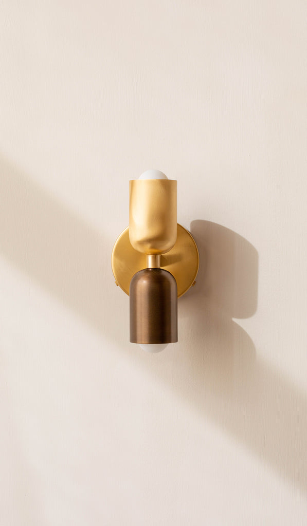 In Common With Brass Up Down Sconce