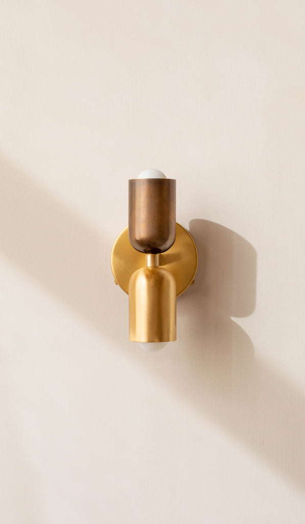 In Common With Brass Up Down Sconce