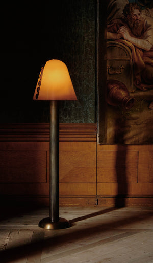 In Common With Blown Glass Calla Floor Lamp
