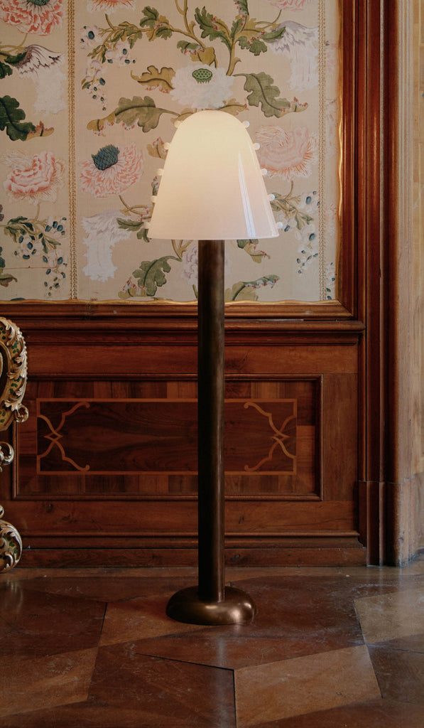 In Common With Blown Glass Gemma Floor Lamp