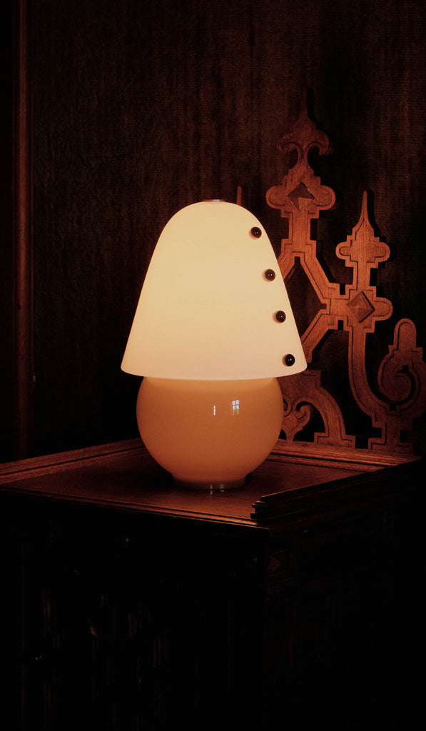 In Common With Medium Blown Glass Gemma Table Lamp