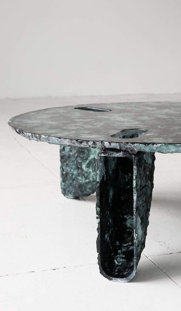 Ross Hansen Green Molded Table